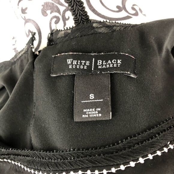 White House Black Market Tiered Embroidered Top - Picture 7 of 7